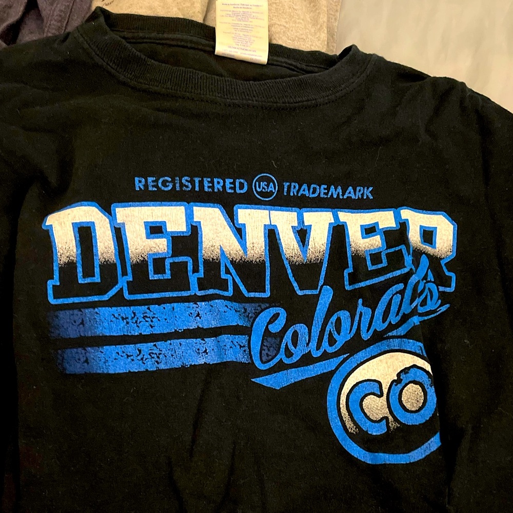 Black Colorado long sleeve Souvenir shirt